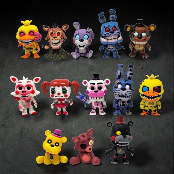 Funko Other - Five Nights at Freddys FNAF Funko Figure Lot of 13 Twisted Freddy Foxy Loose